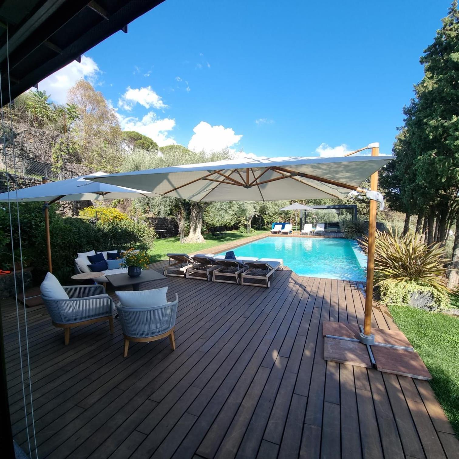 Scialaj Villa Di Lusso Sull'Etna Con Piscina E Vista Mare Ragalna Esterno foto